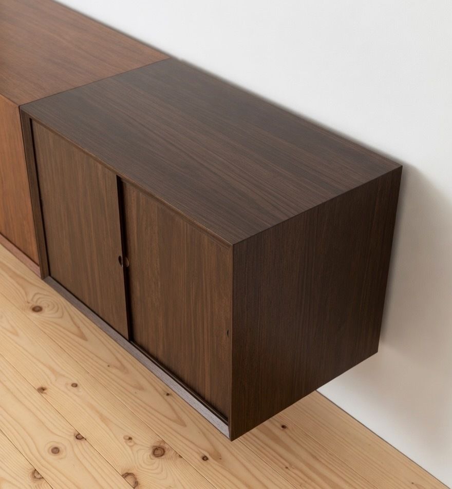 Poul Cadovius Floating Wall Mounted Rosewood Sideboard By Cado, 1960s. photo Furniture