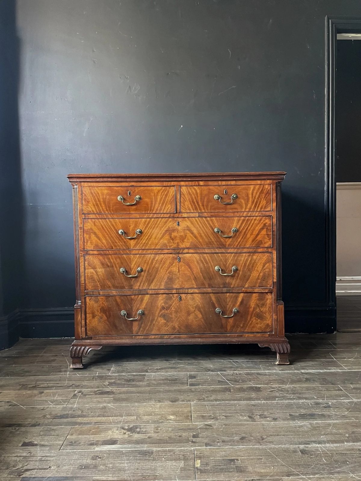 Fine Regency Mahogany Chest, 1800s
