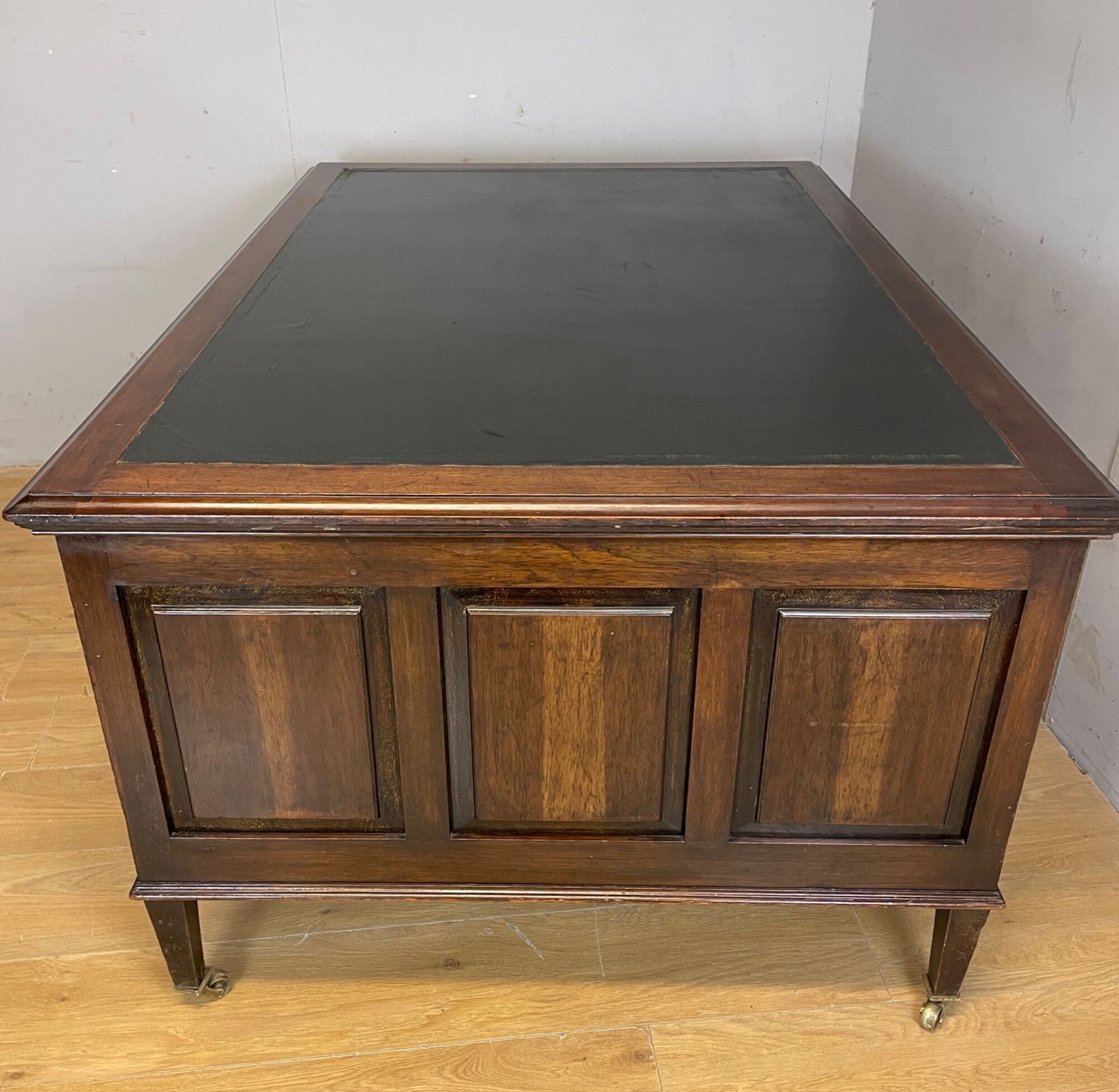 Edwardian Mahogany Partners Desk By Cookes Of Finsbury London photo buy