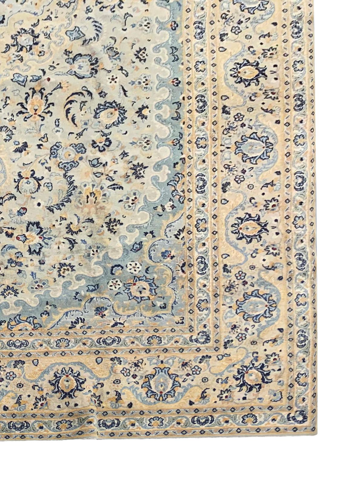 Tapis oriental beige, fait main, en laine, pour salon photo Textiles