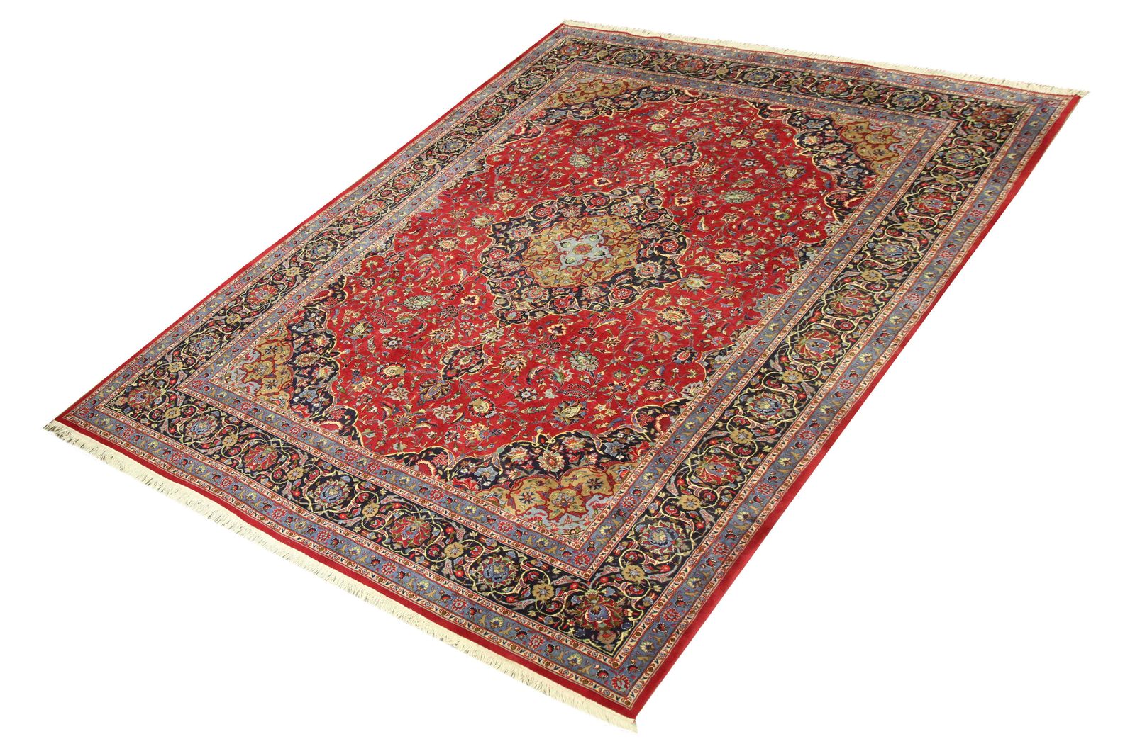 Traditioneel Groot Tapijt Rood Vintage Vloerkleed Handgeweven Woonkamer Vloerkleed photo for sale