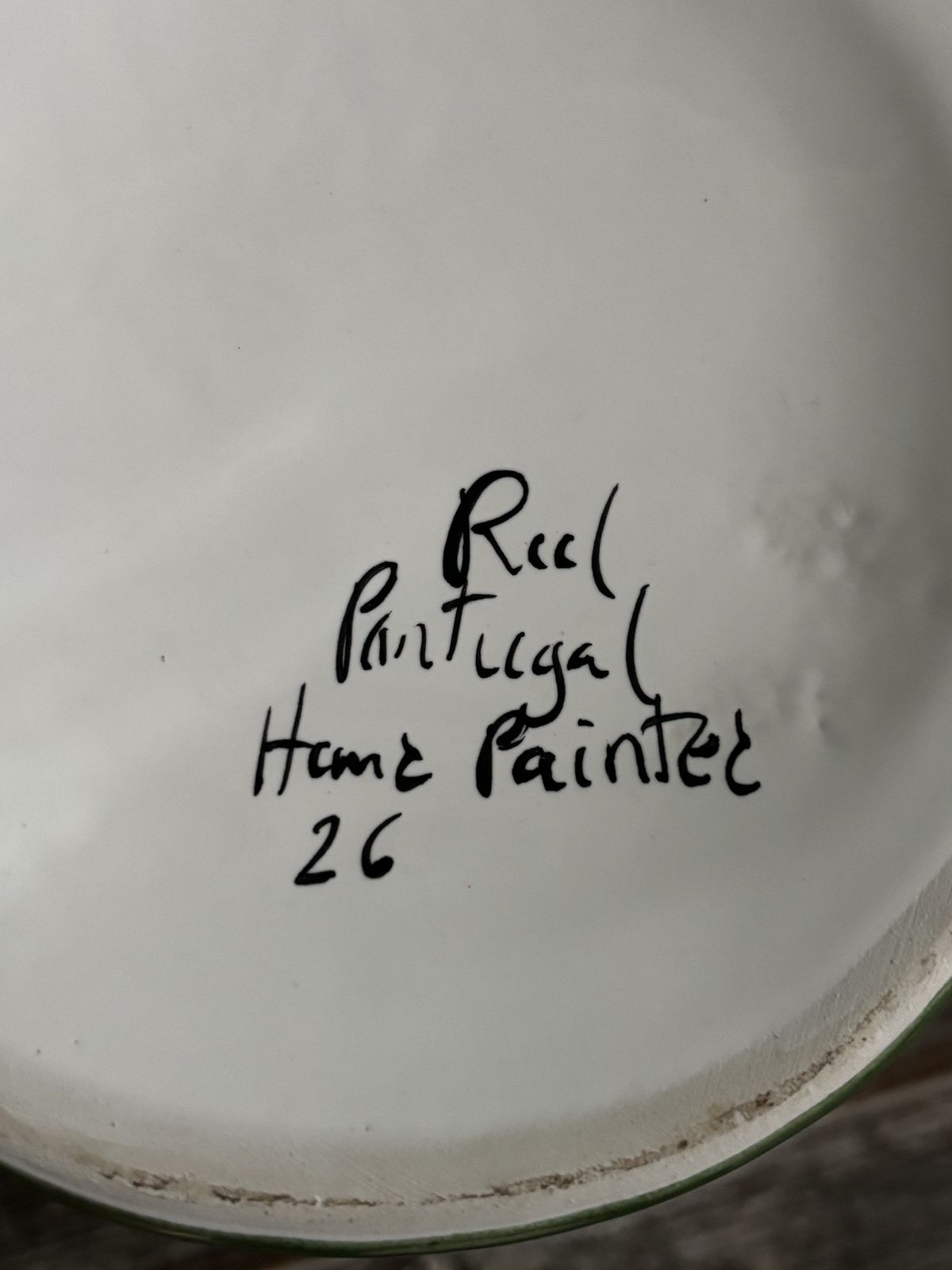 Large Vintage Ceramic Hand Painted Ginger Jar And Cover photo furniture