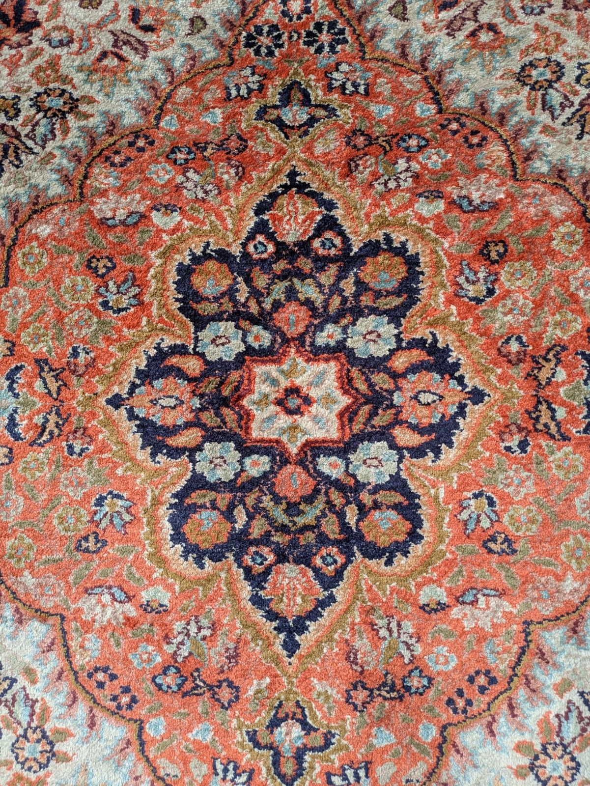 Pretty Kashmir Silk Carpet photo 730.0