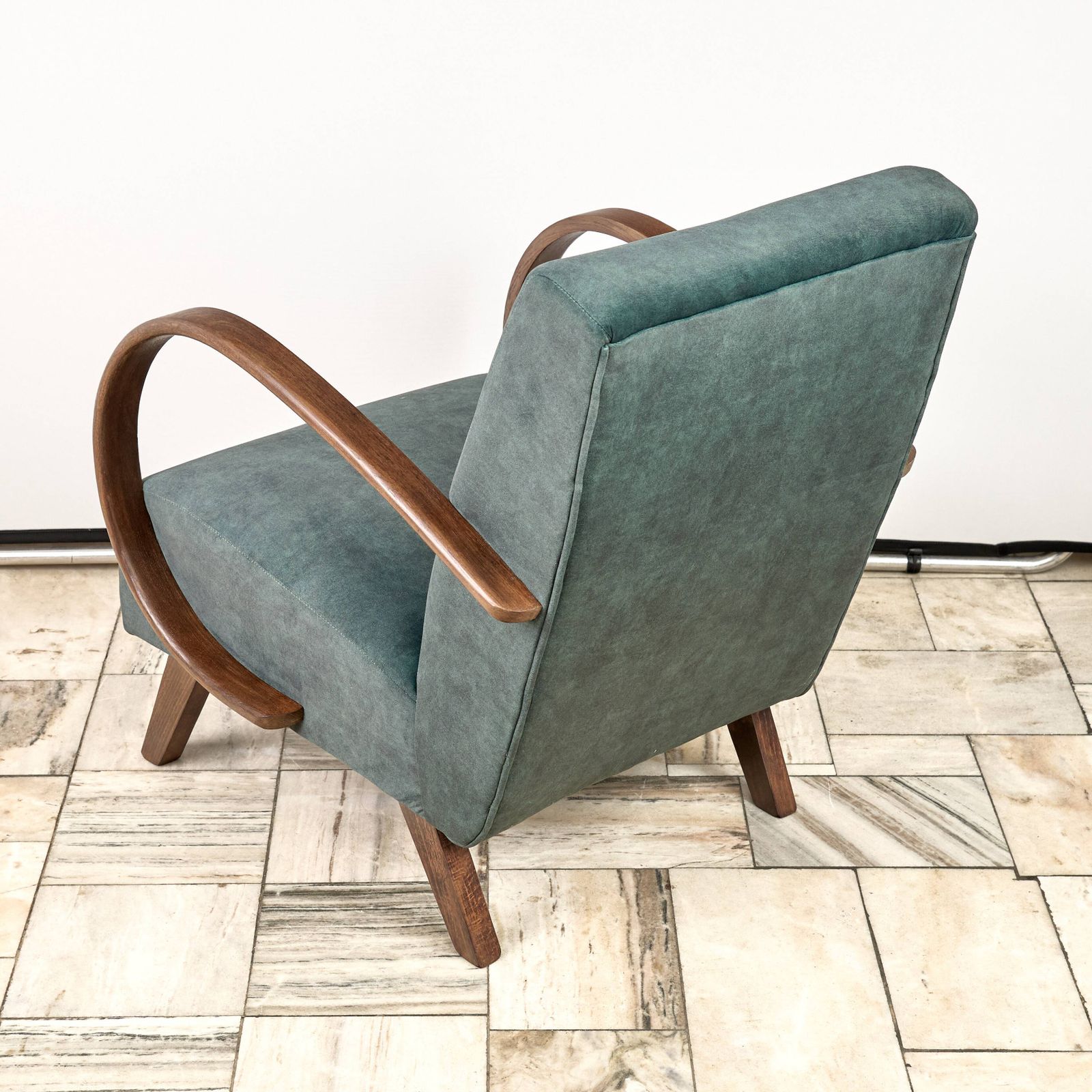 photo for sale H 410 Type C Armchair Designed By Jindrich Halabala 1940s Czechoslovakia