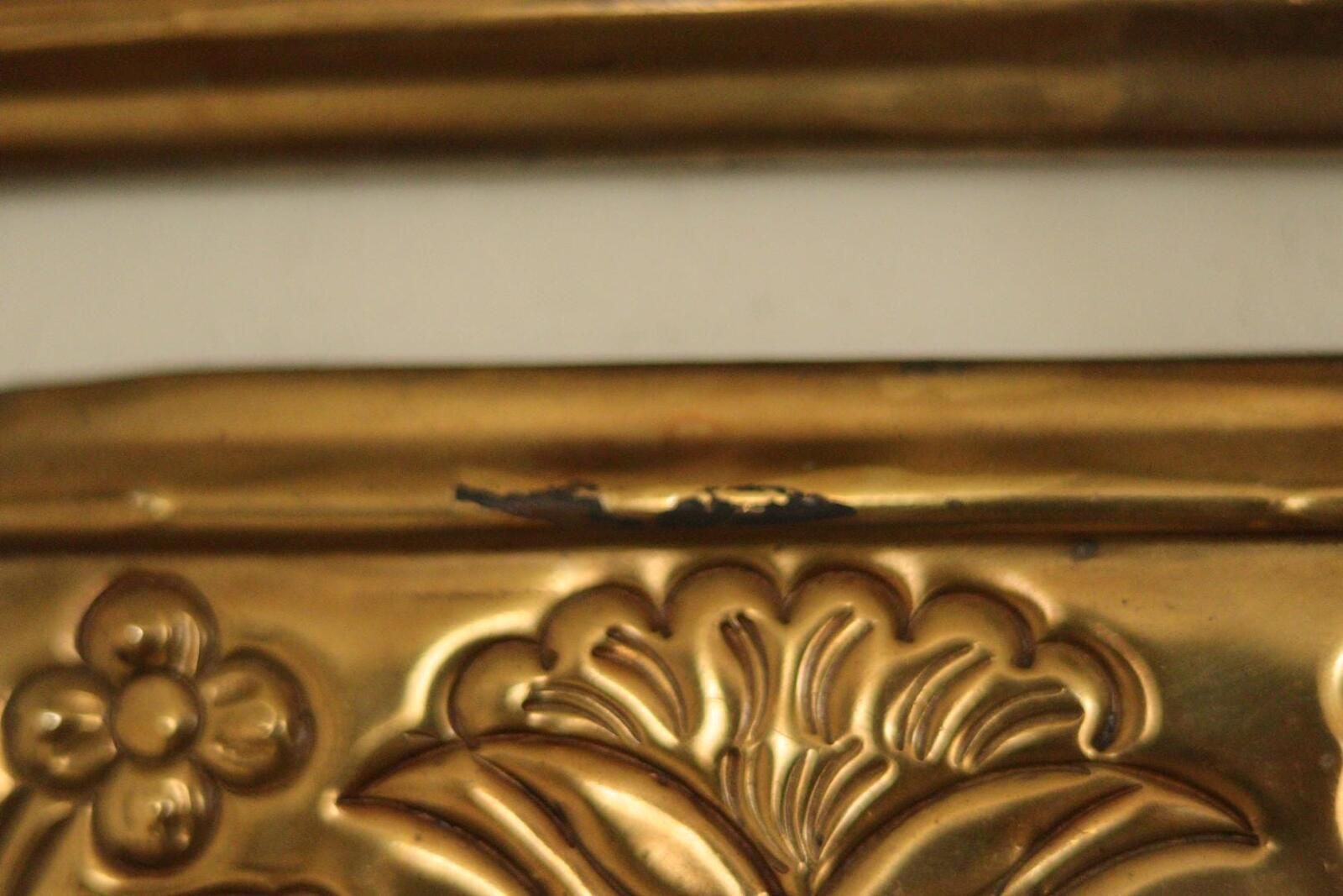 photo furniture Pair Of Mid Century Swedish Brass Octagonal Double Arm Sconces