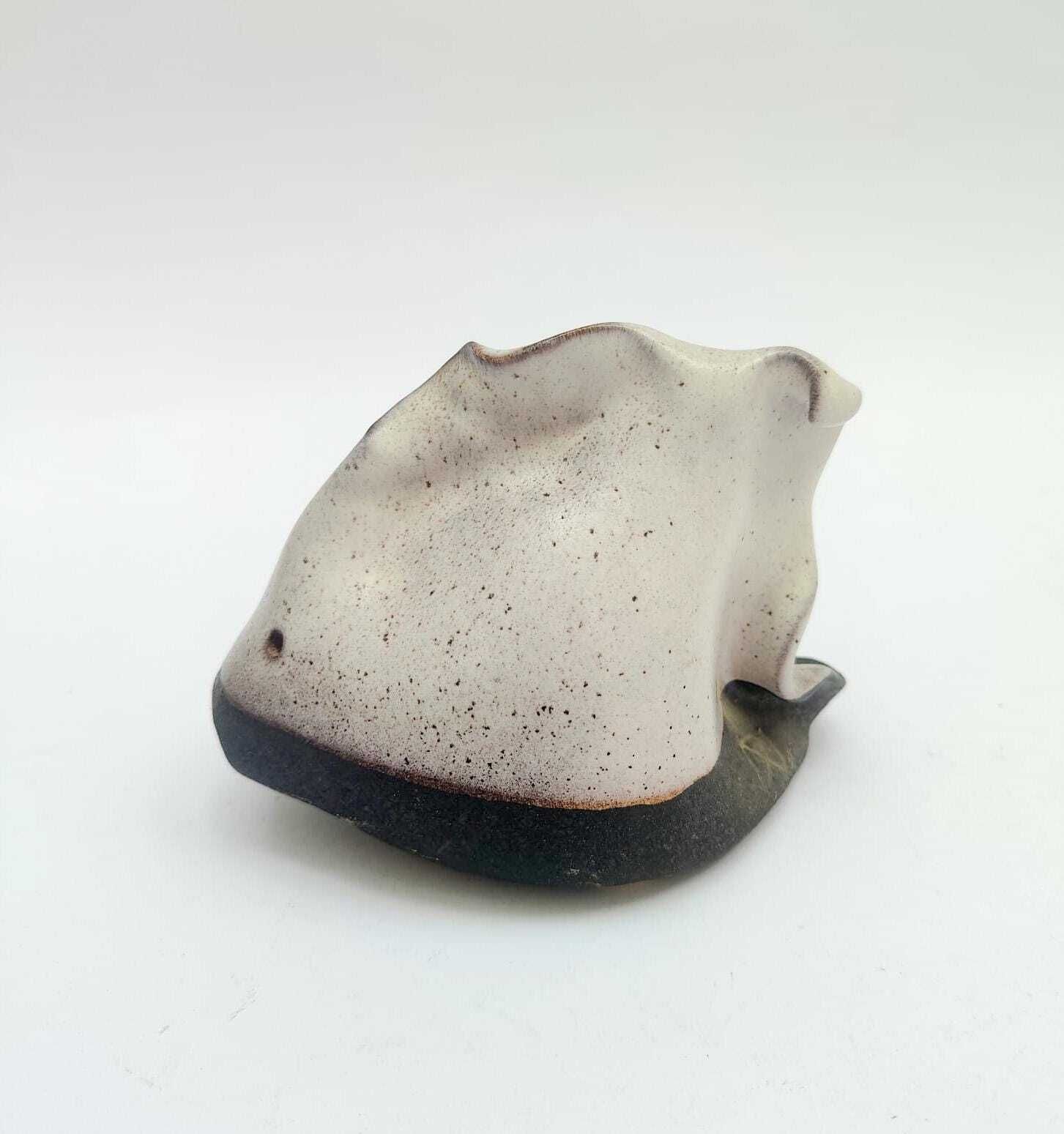 Ceramic Sculpture In The Shape Of A Fish, Designed By Alessio Tasca, Vintage Space Age, 1970s photo furniture