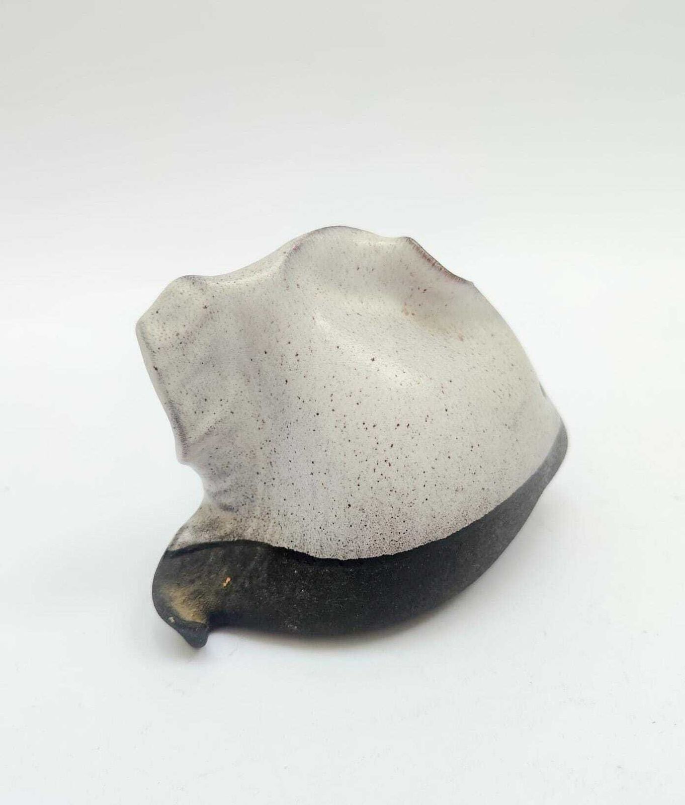 Ceramic Sculpture In The Shape Of A Fish, Designed By Alessio Tasca, Vintage Space Age, 1970s photo vinterior