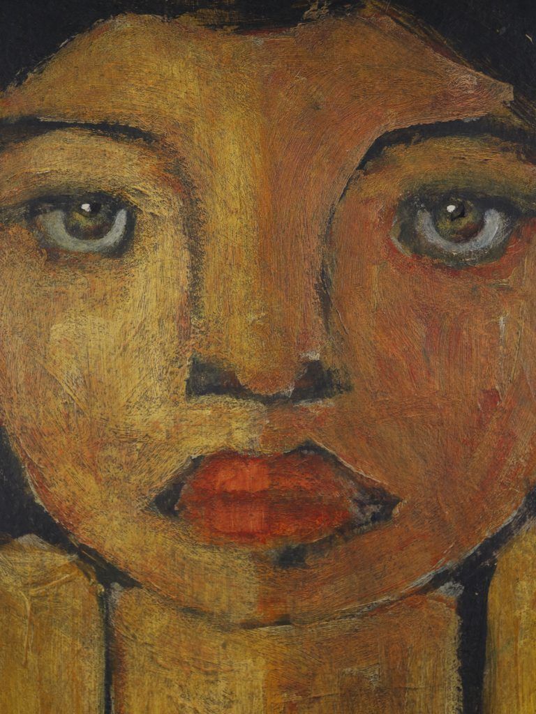 Harry Charles Tim Neo Expressionist Painting ‘Proud’ From The 'Longhead' Series, 2026 photo for sale
