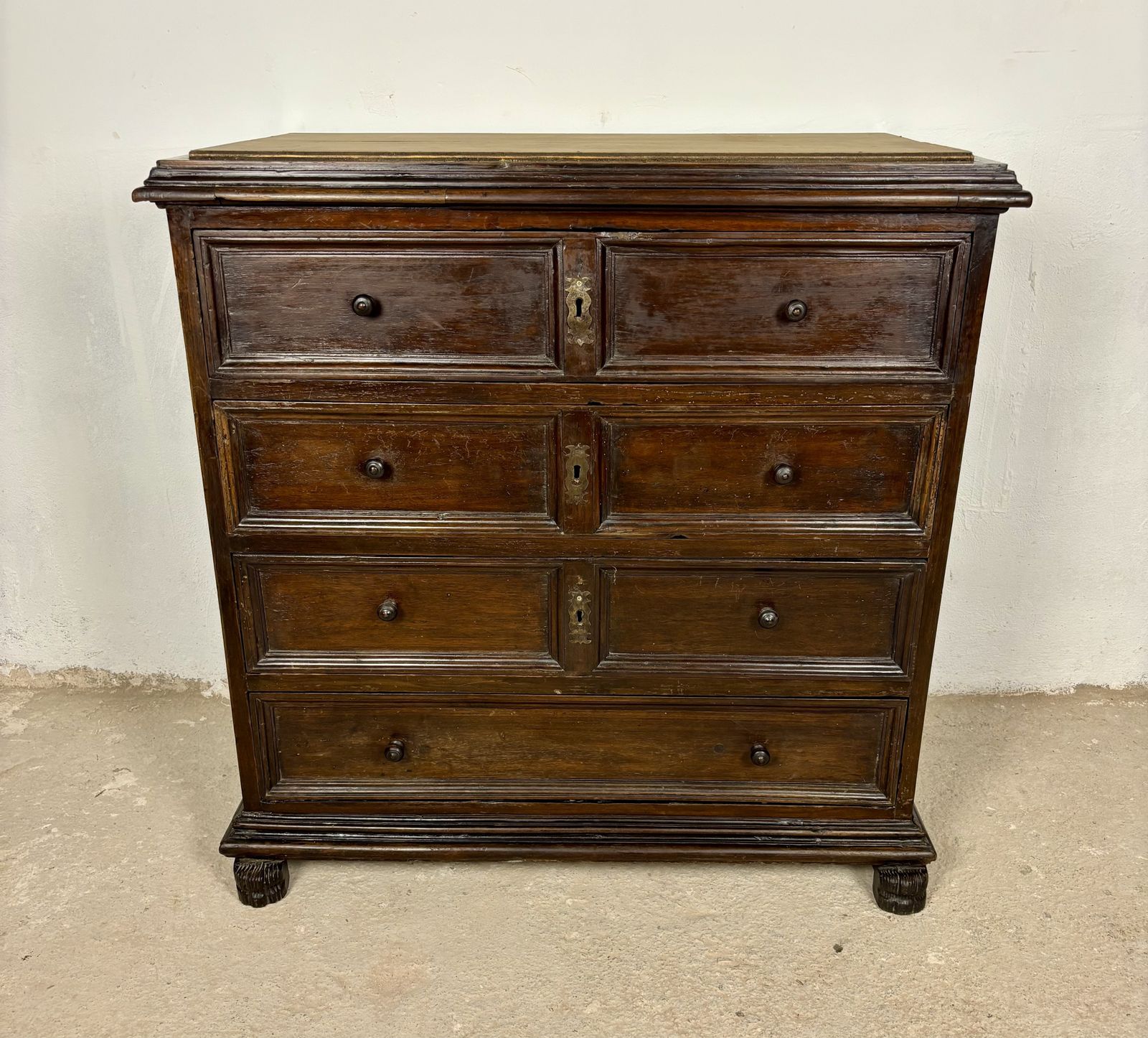 Spaanse Barok Eiken Ladekast, 19e Eeuw photo furniture