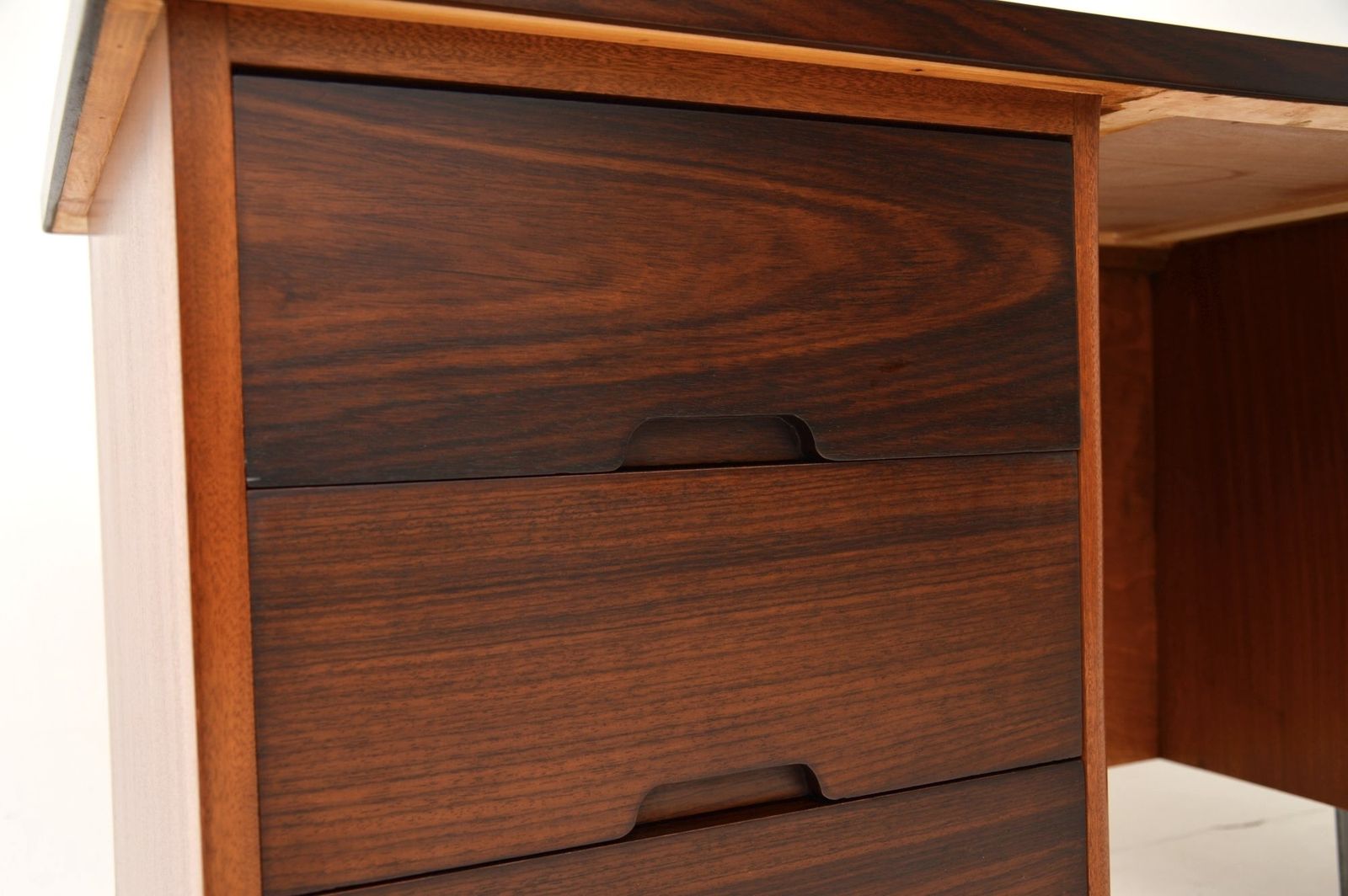 Vintage Hilleplan Desk By Robin Day In Rosewood And Mahogany photo 1885.0