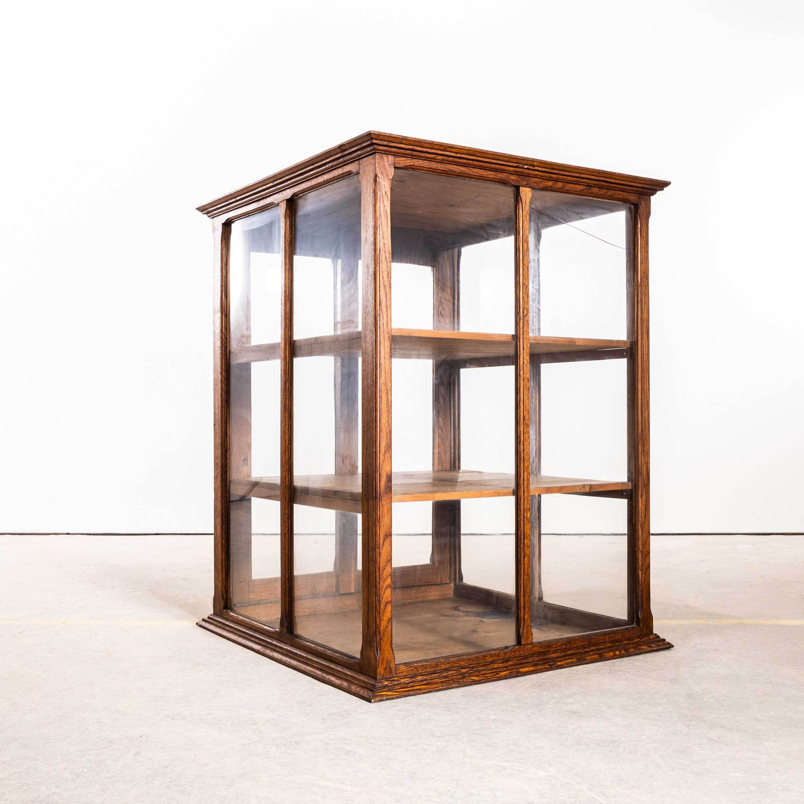 1950's French Shop Counter Display Cabinet photo vintage