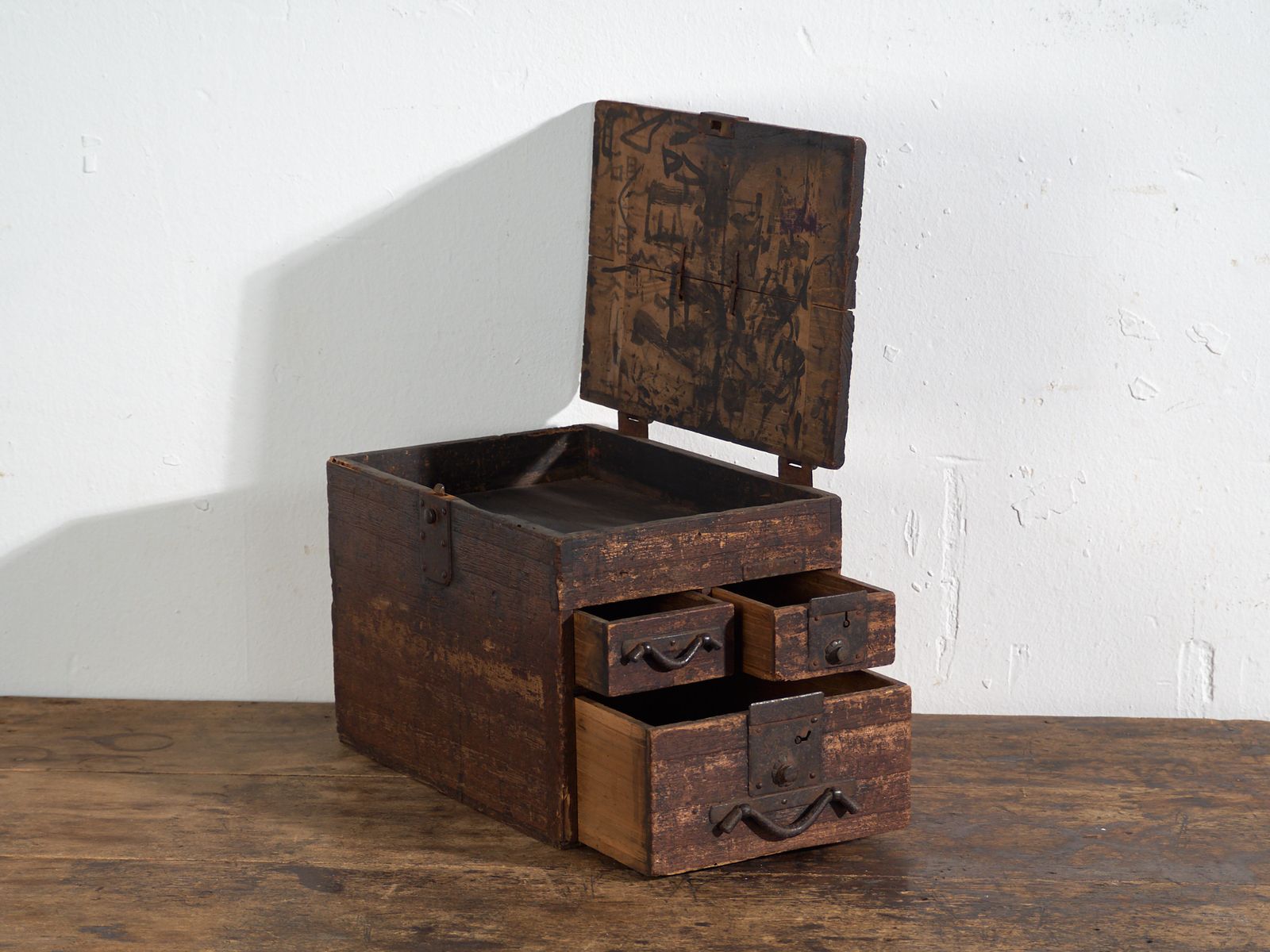 Antique Small Japanese Chest With Drawers – Japan, Circa 1900 photo furniture