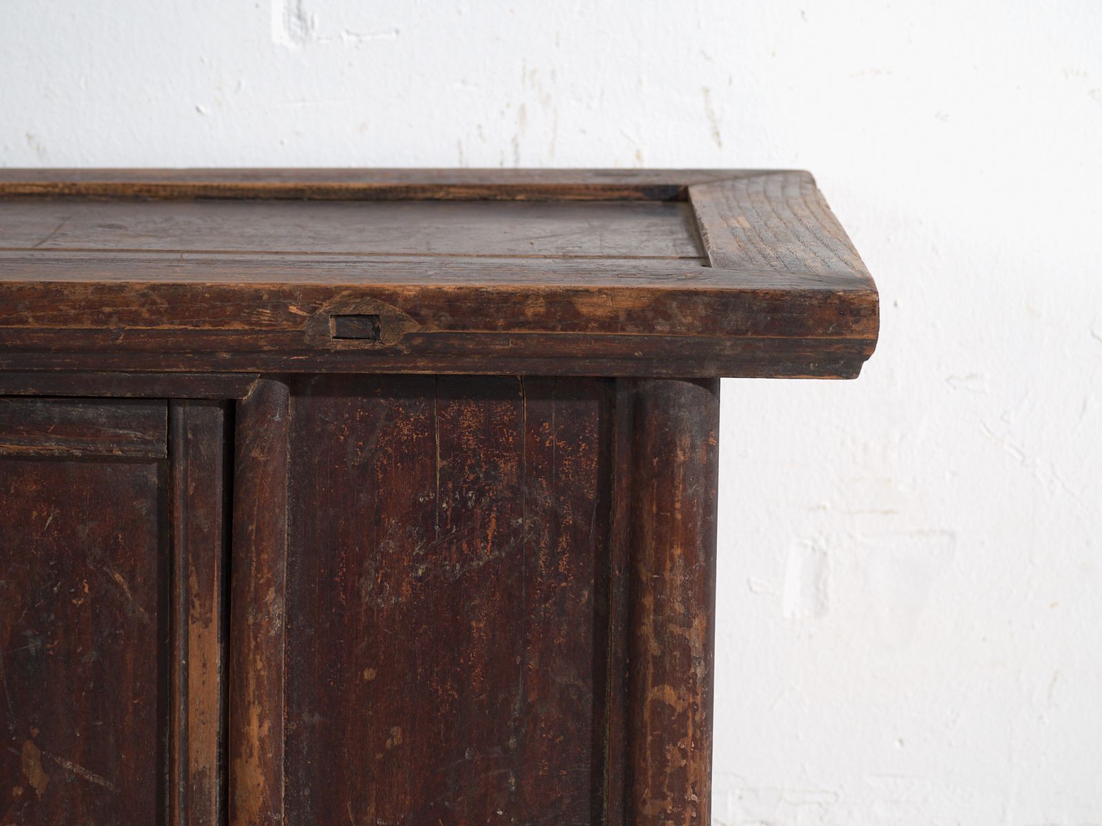 Antique Chinese Low Altar Cabinet With Two Doors And Dark Patina – China, Circa 1900 photo buy