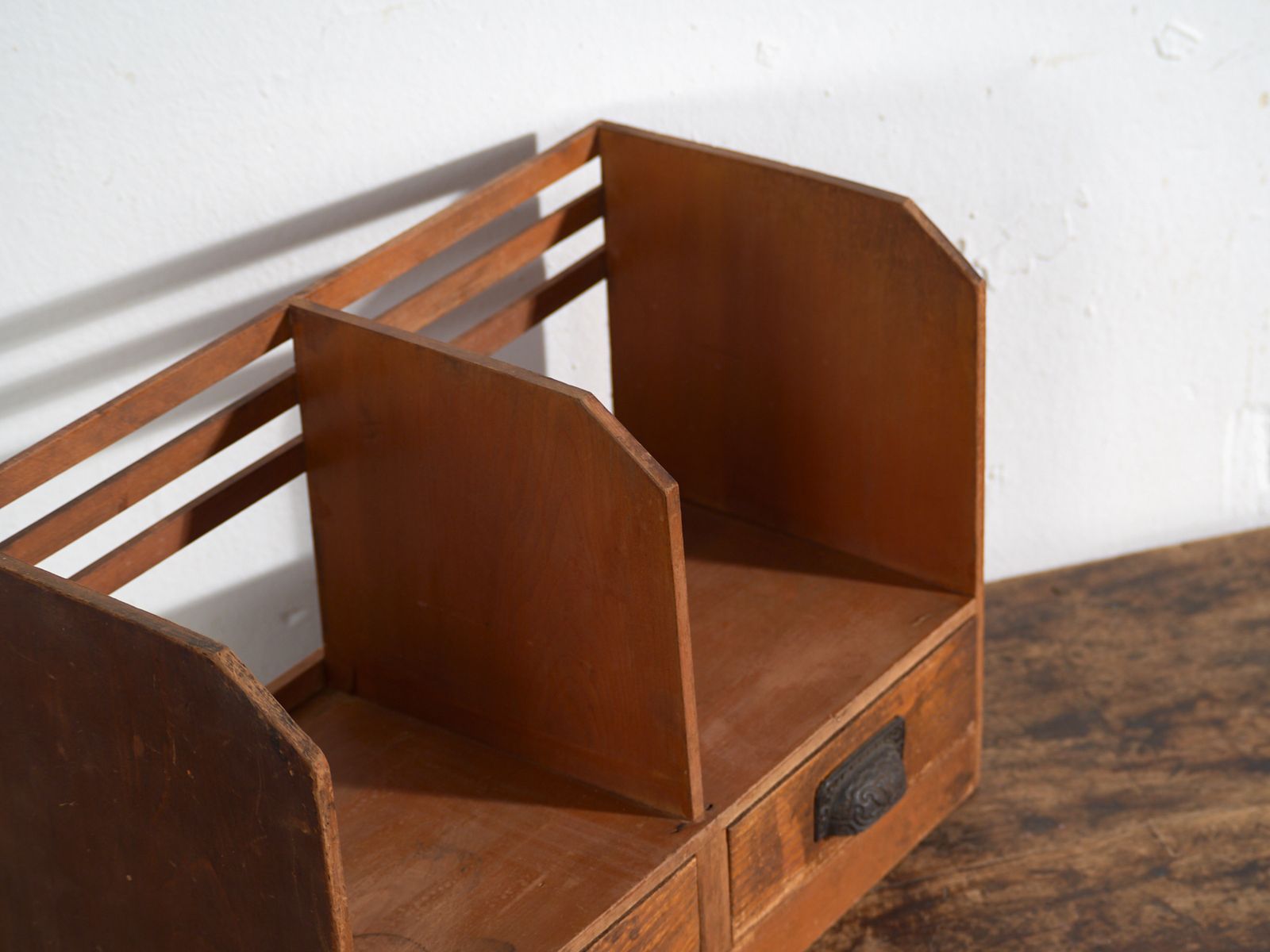Antique Japanese Desktop Organiser With Compartments And Drawers – Japan, Circa 1930 photo furniture