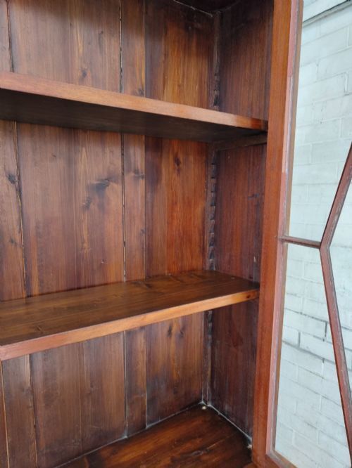 Furniture Antique Victorian Mahogany Astragal Glazed Victorian Adjustable Bookcase photo
