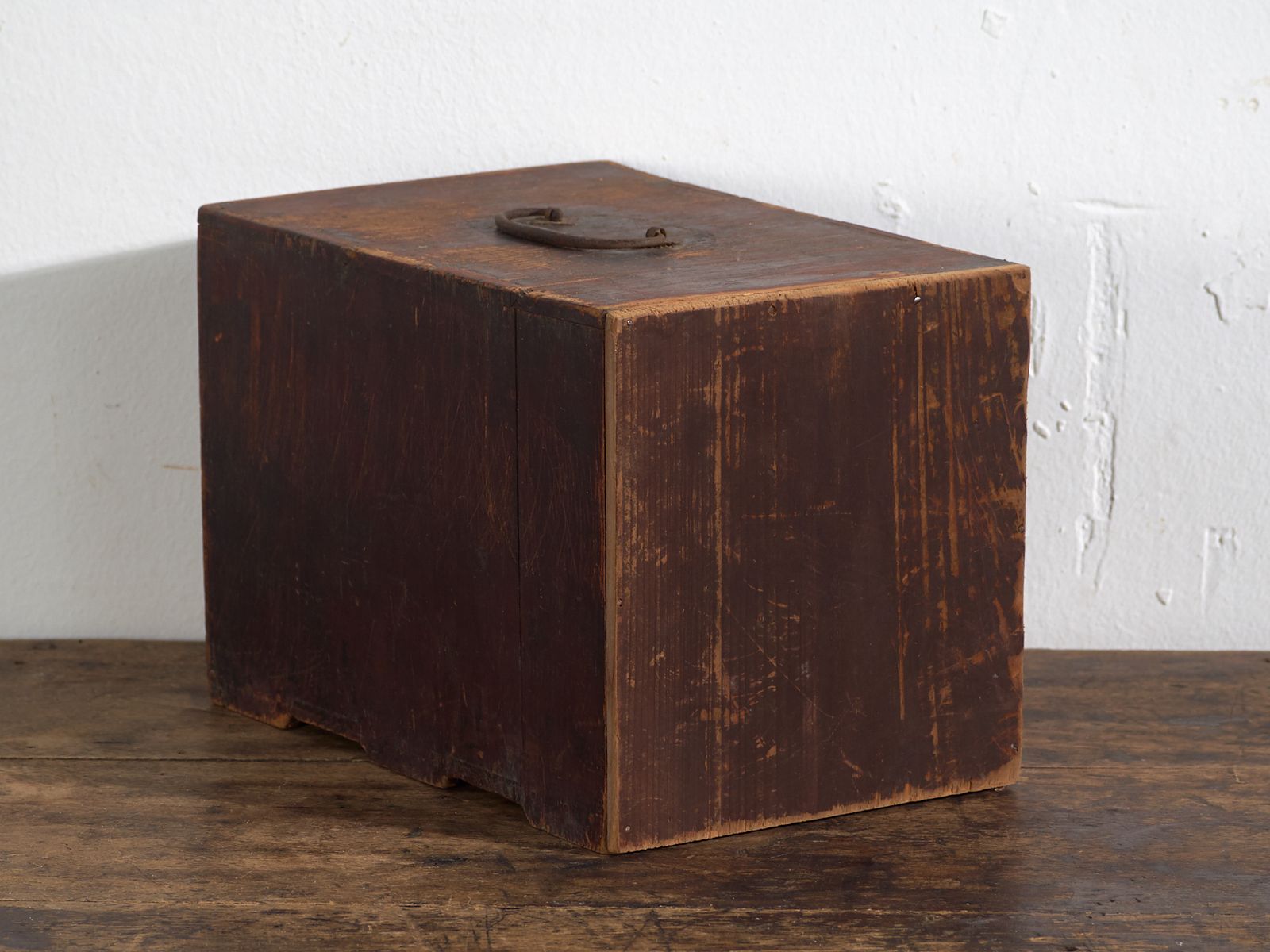 Antique Small Lacquered Japanese Chest With Two Drawers – Japan, Circa 1910 photo vintage
