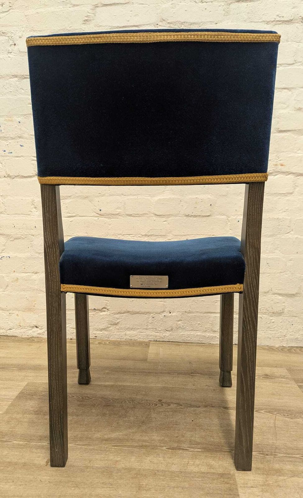 Silver Jubilee Commemorative Chair By Hands Of Wycombe photo for sale