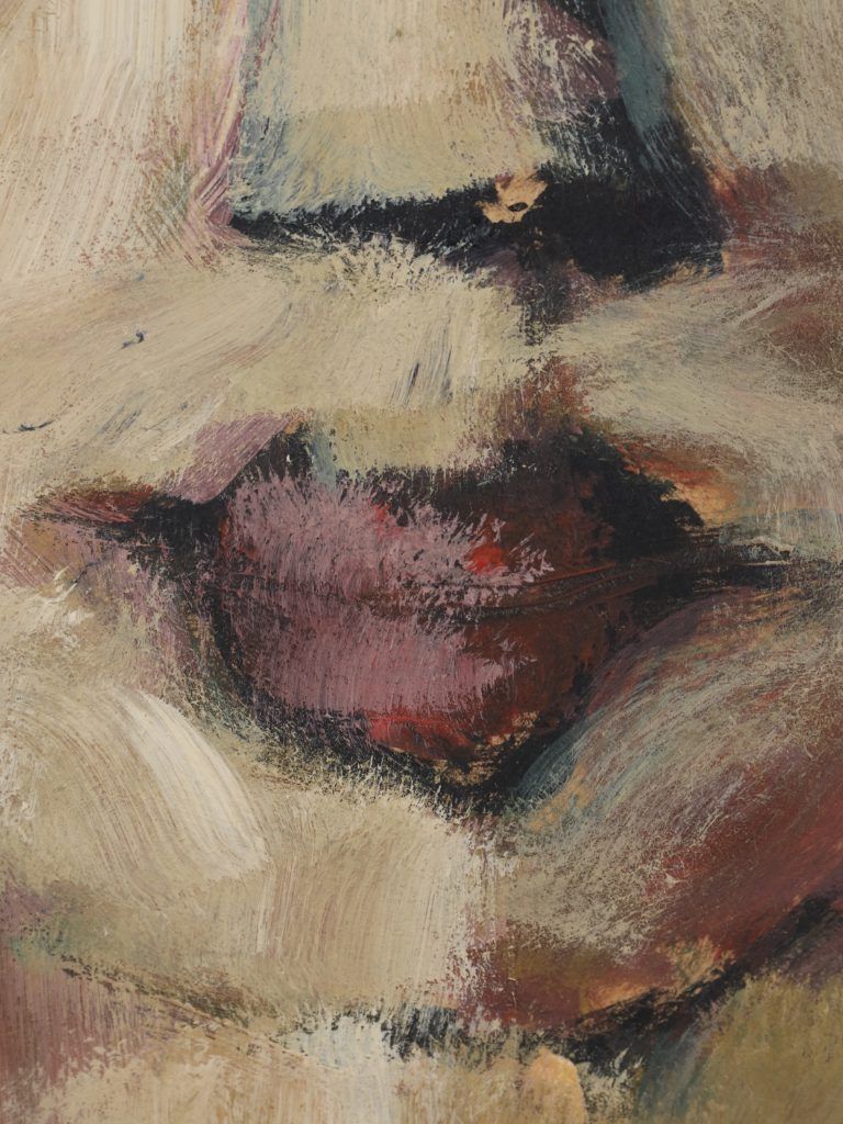 photo for sale Harry Charles Tim Neo Expressionist Acrylic Painting ‘Harvest Boss’ – Longhead Series, 2026