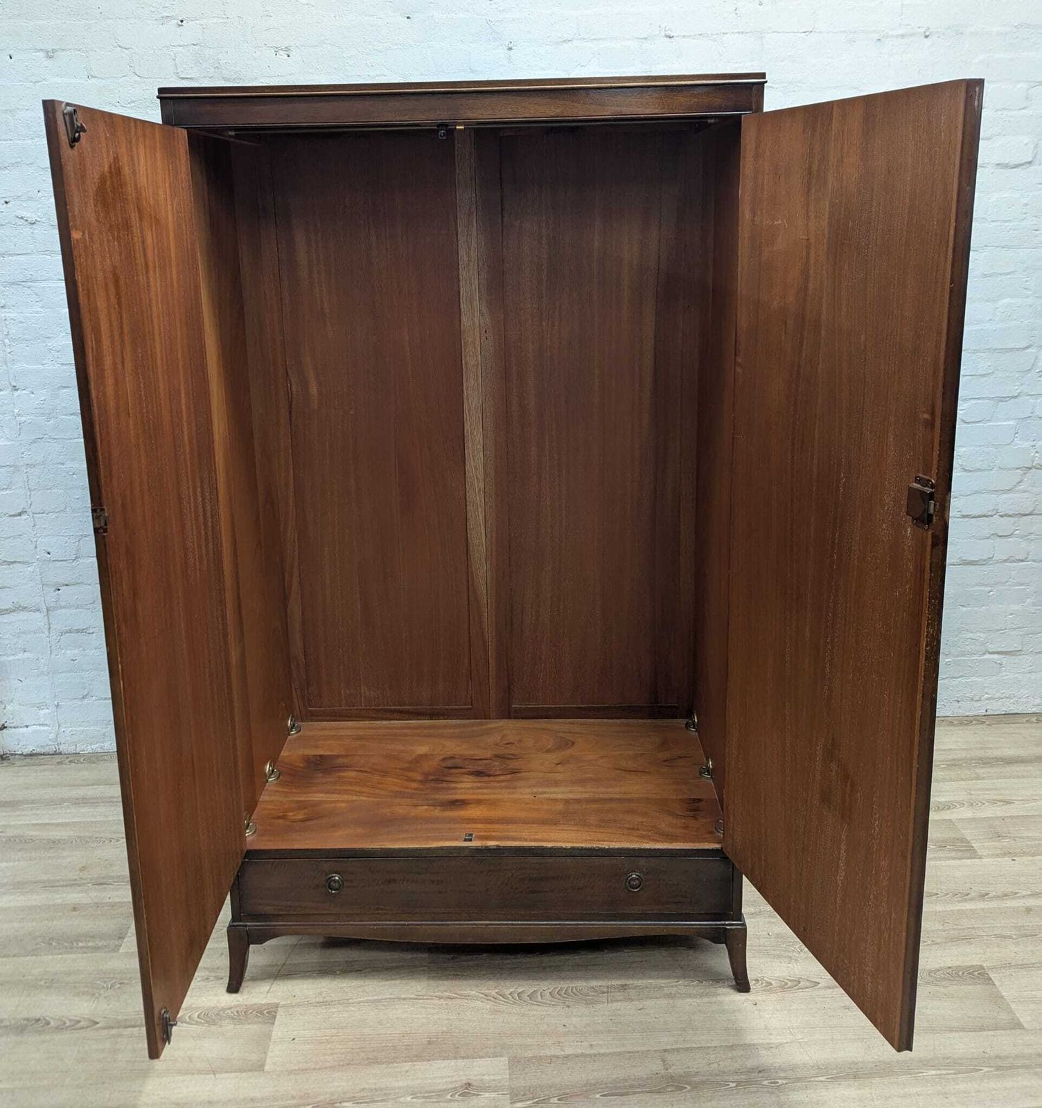 20th Century Mahogany Double Wardrobe By Strongbow Furniture photo Furniture