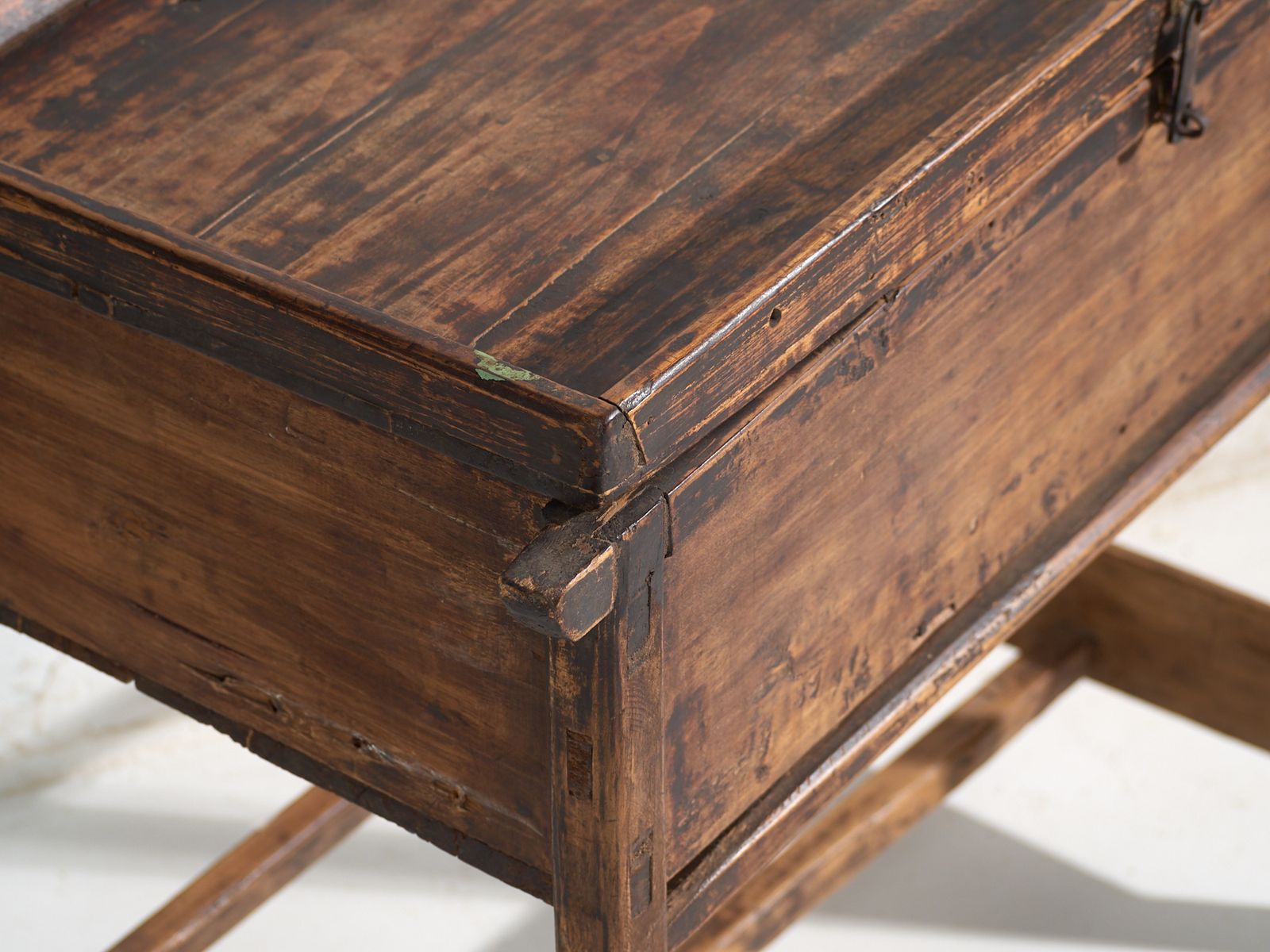 Antique Chinese Lift Top Desk In Pine – China, Circa 1930 photo for sale