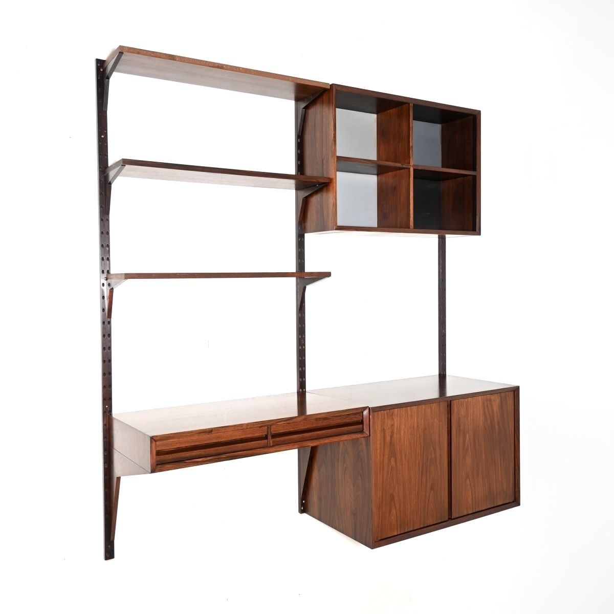 Danish Vintage Rosewood Royal Shelving System By Poul Cadovius