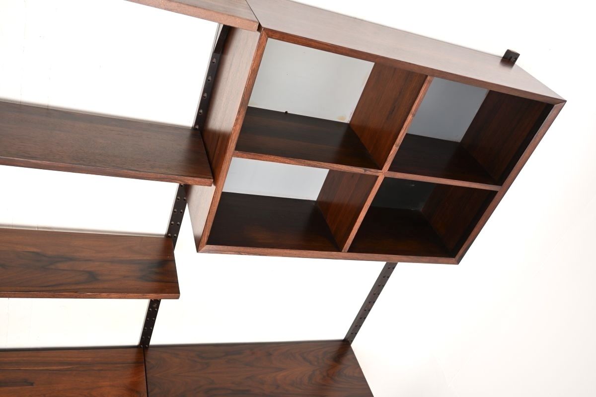 Furniture Danish Vintage Rosewood Royal Shelving System By Poul Cadovius photo