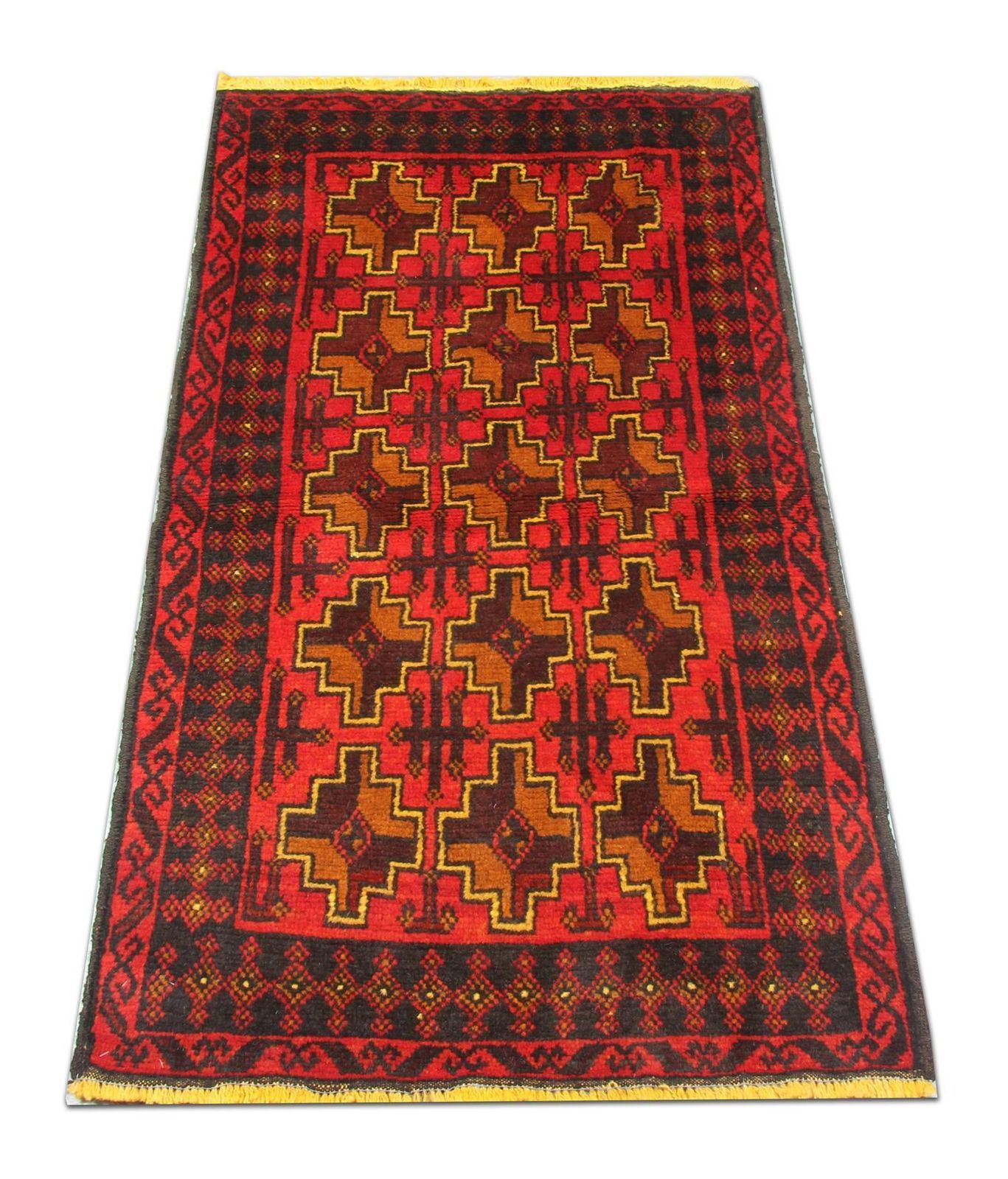 Vintage Rugs Area Oriental Rug, Handmade Carpet Wool Geometric photo furniture