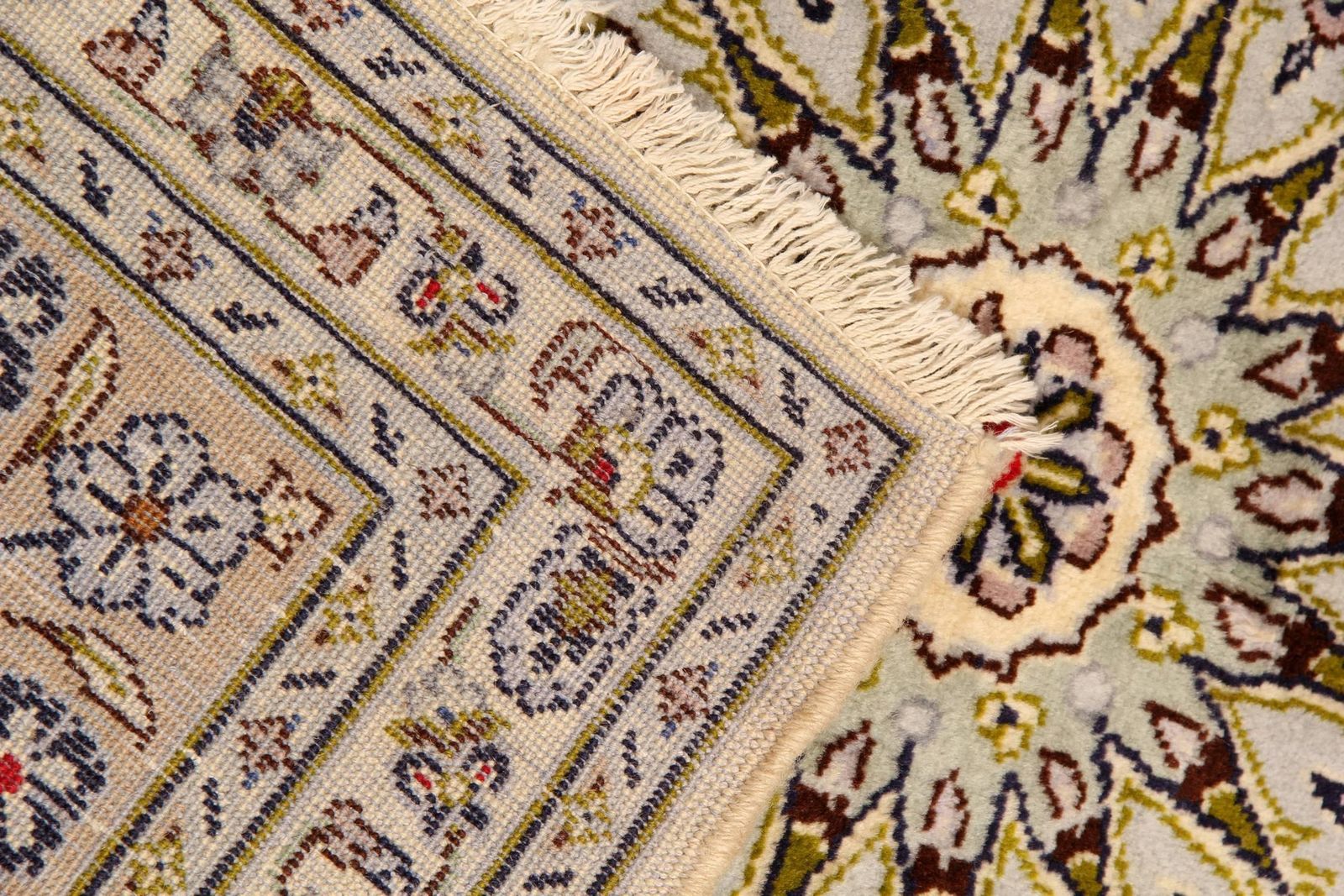 Tapis vintage unique, tapis oriental traditionnel beige, fait main photo Textiles