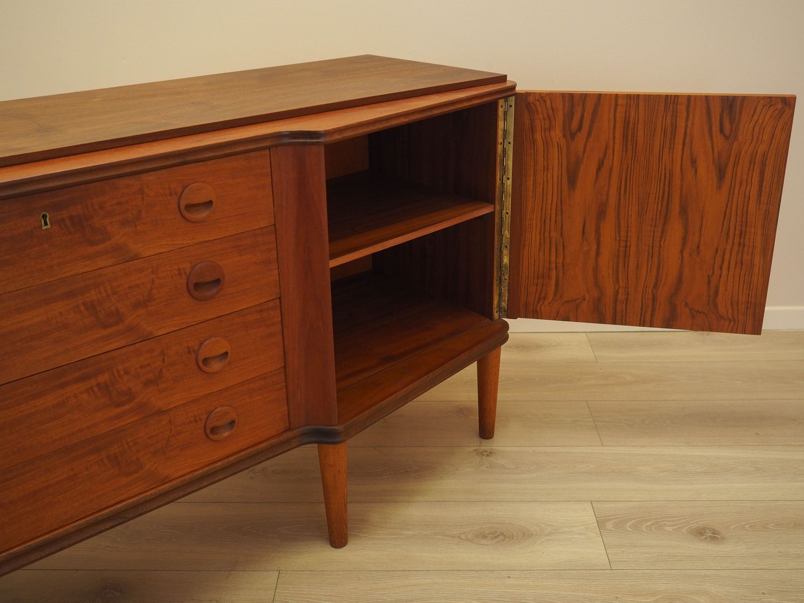 photo vintage Teak Sideboard, Danish Design, 1960s, Made In Denmark