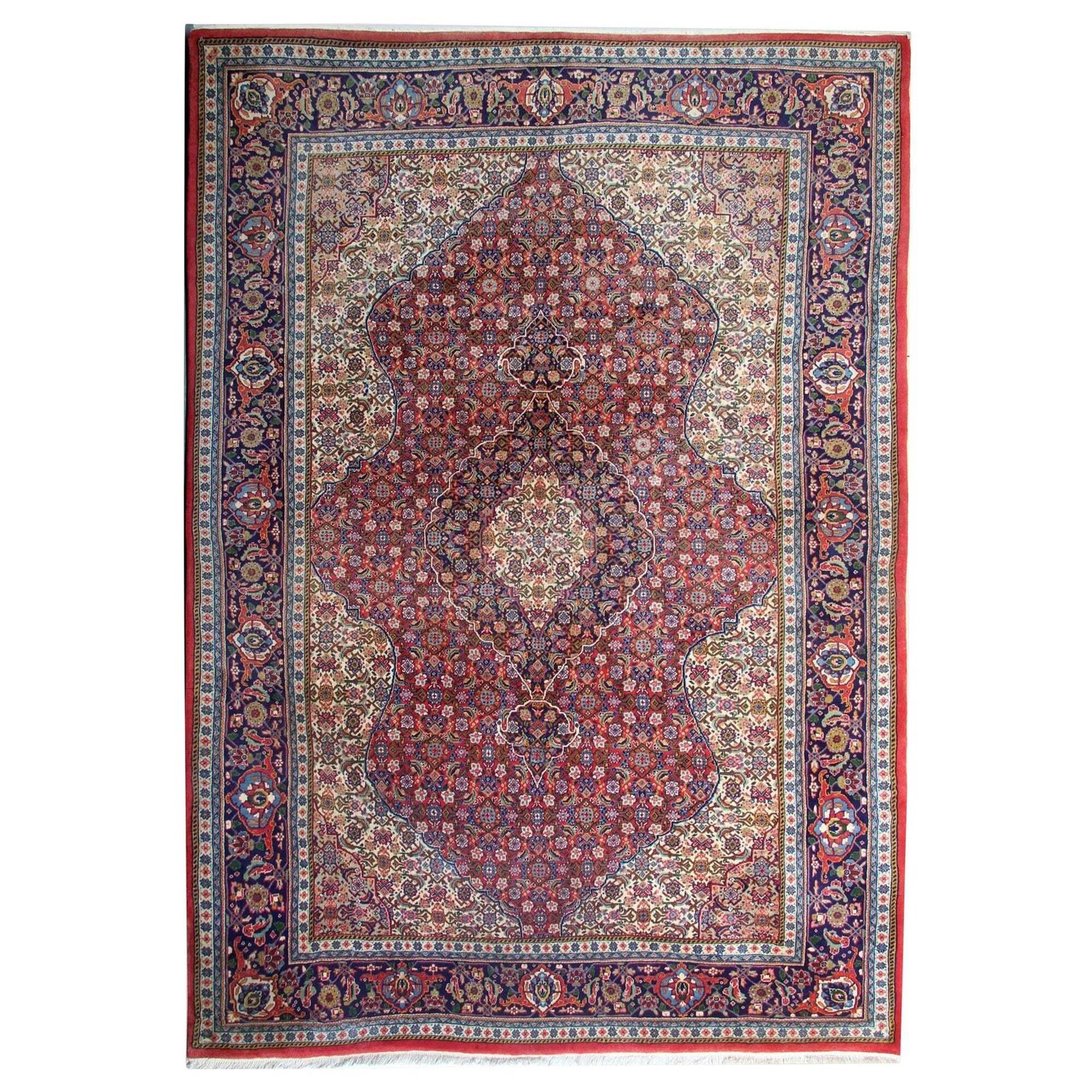 Tapis géométrique en laine, tapis oriental fait main