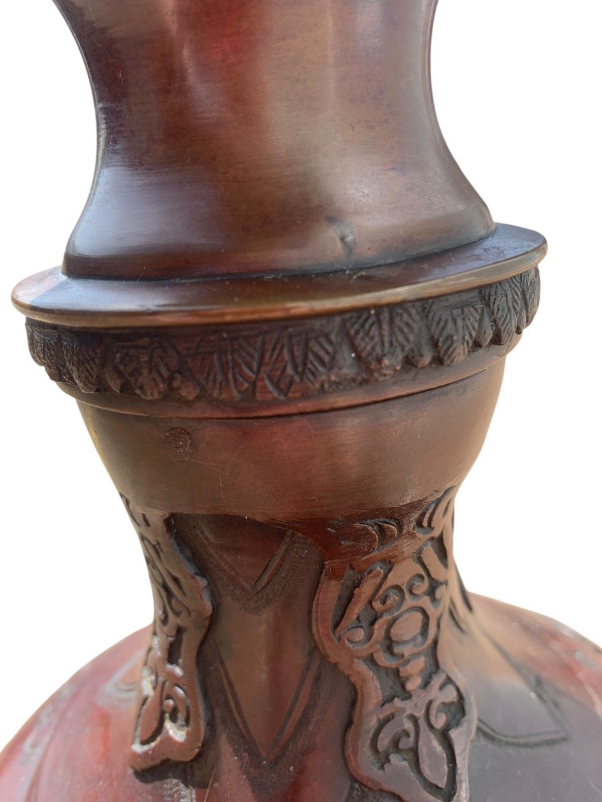 Antique Japanese Meiji Bronze Floor Lamp Base Oriental Dragon Turtle Light C1890 photo buy