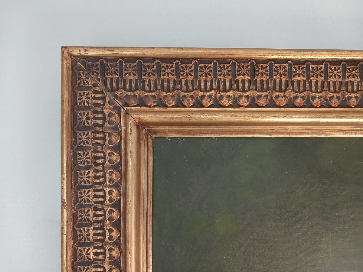 Painting On Canvas Depicting A Kitten And A Persian Cat photo Art