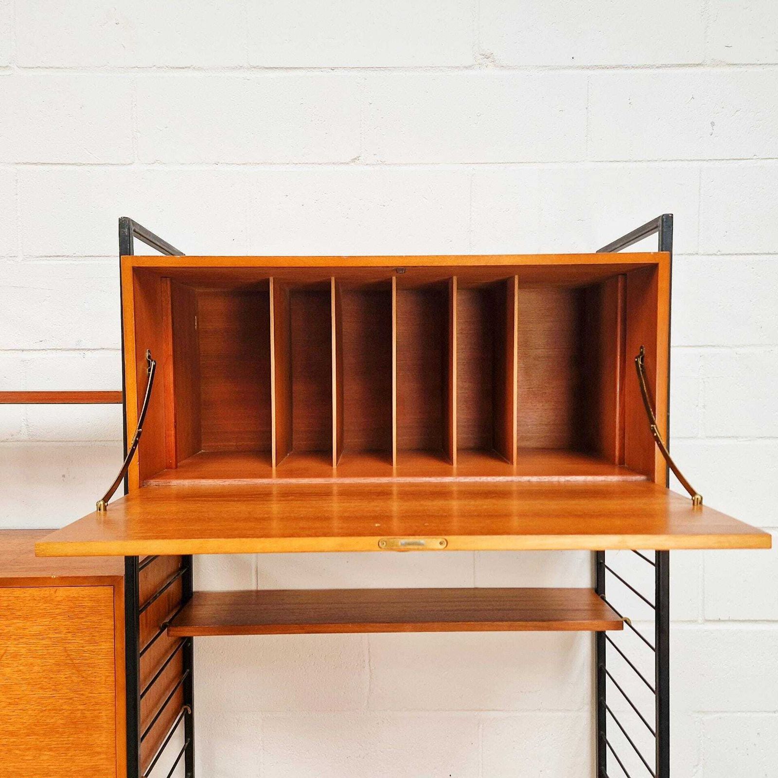 photo buy Staples Ladderax Vintage 1960s Mid Century 3 Bay Danish Design Cabinet Sideboard Pg137