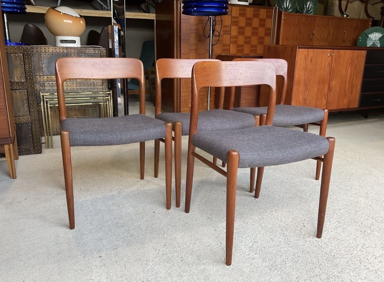 Danish Model 75 Dining Chairs By Niels Otto Møller For J.L. Møllers Mobelfabrik photo 2025.0