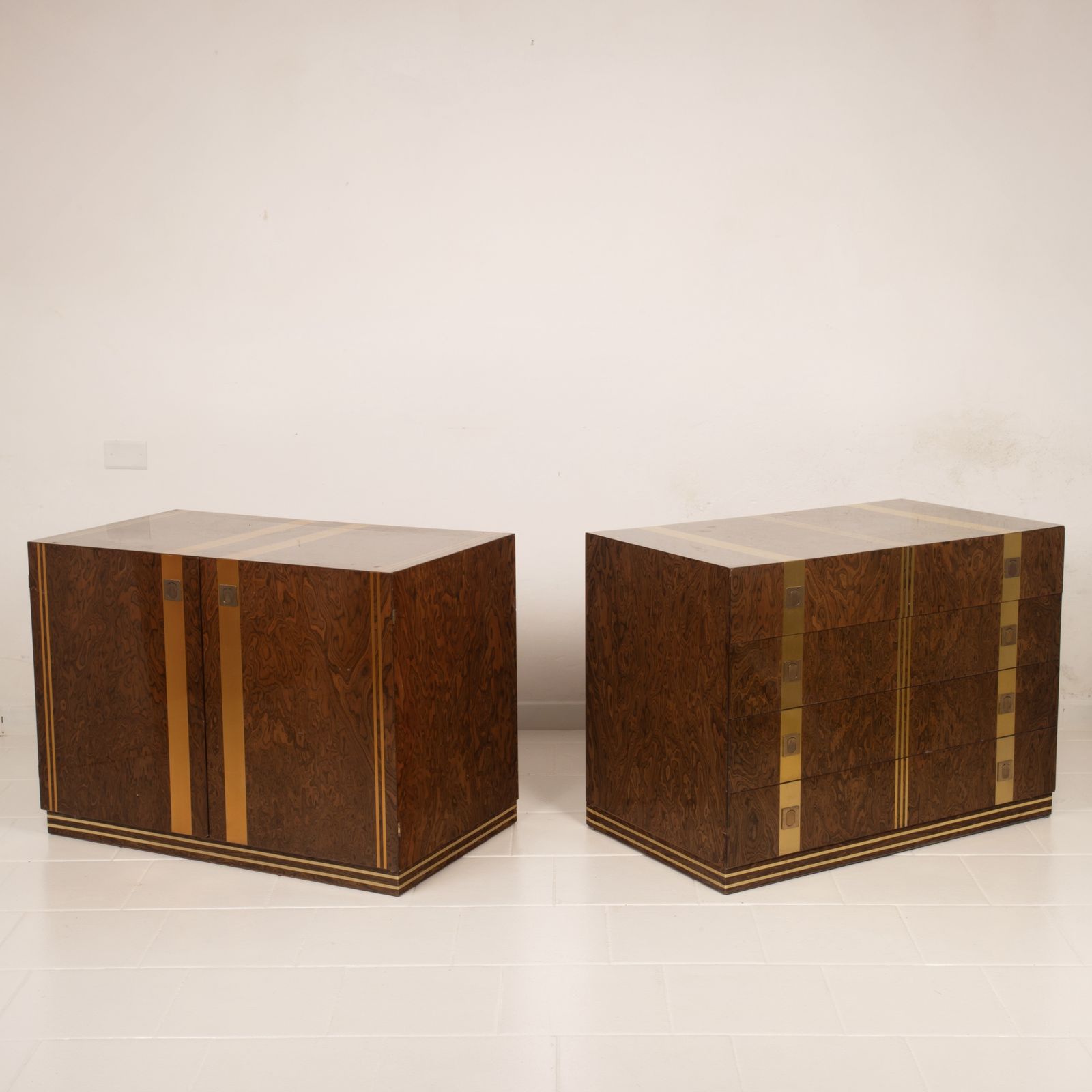 photo vinterior Cabinet And Chest Of Drawers By Angelo Gaggioli For Gaggioli Roma, 1970s