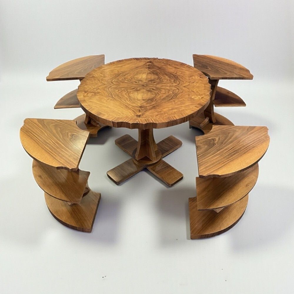 Art Deco Nest Of Five Tables By Harry And Lou Epstein
