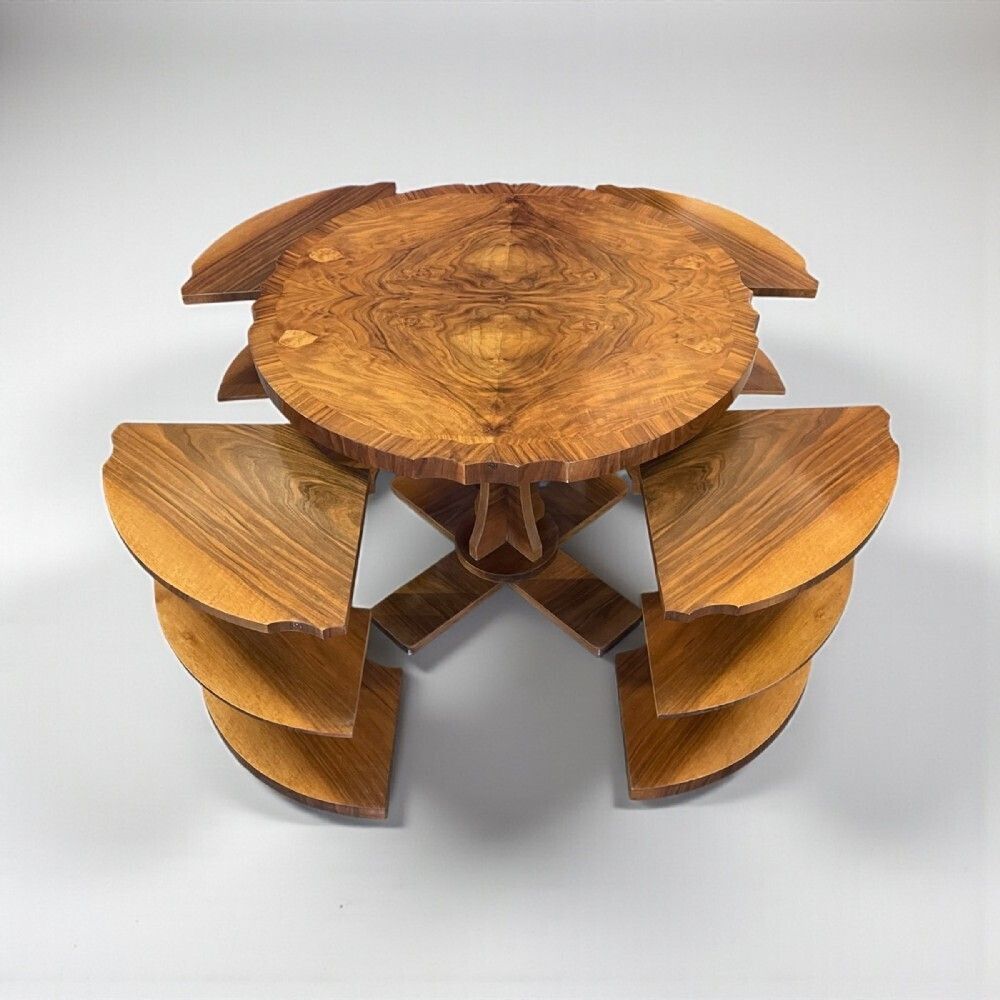 photo vinterior Art Deco Nest Of Five Tables By Harry And Lou Epstein