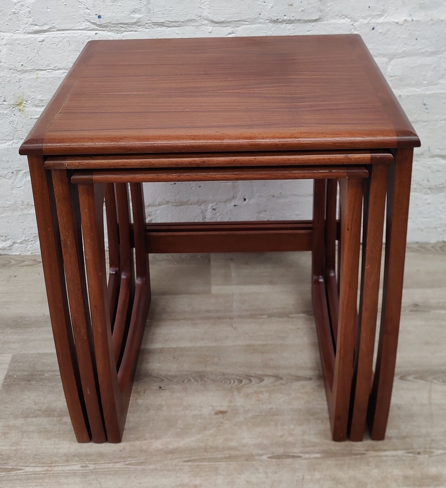 Mid Century Teak Nest Of Tables By Sunelm photo for sale
