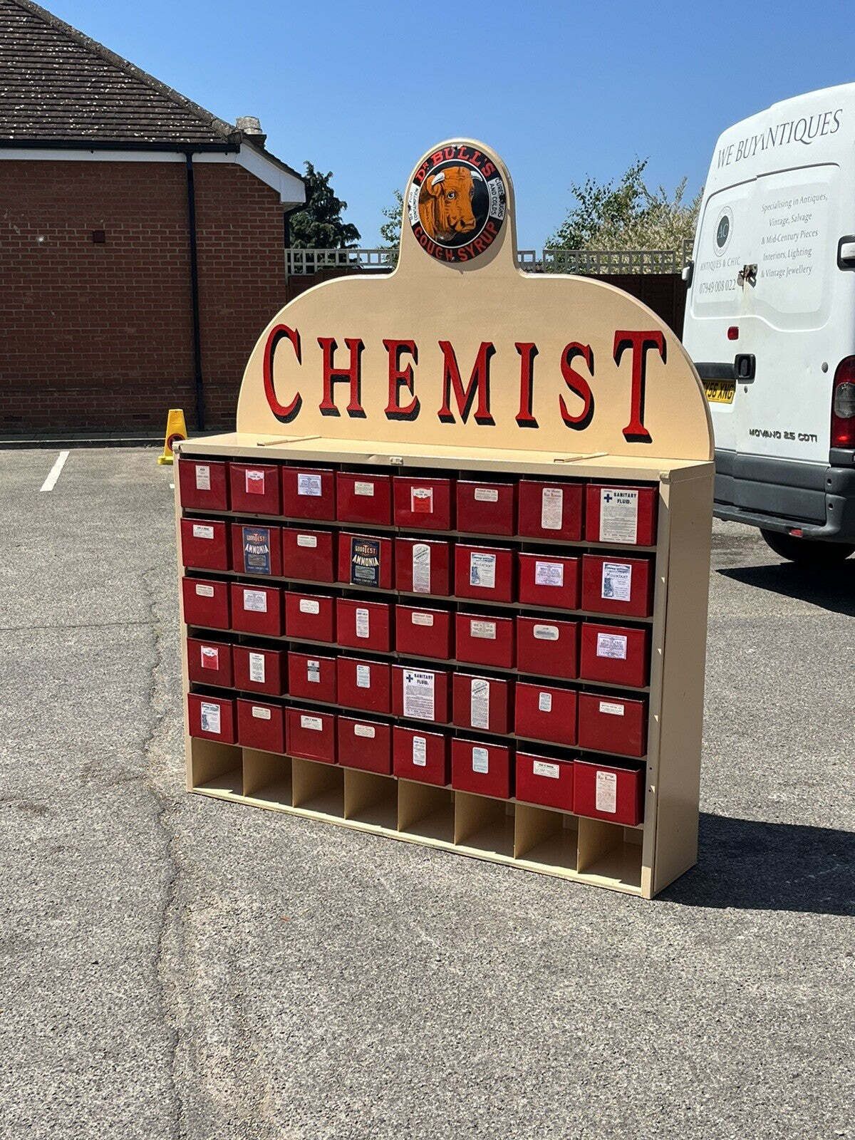 Chemists Drawers, Lots Of Storage. 40 Deep Drawers. Great Unique Shoe Storage photo 1729.0