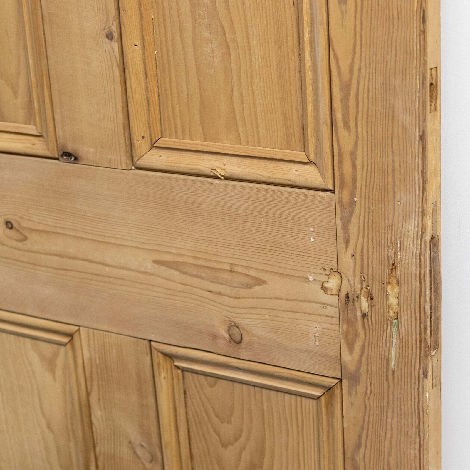 Antique 4 Panel Stripped Door 203cm X 83cm photo buy