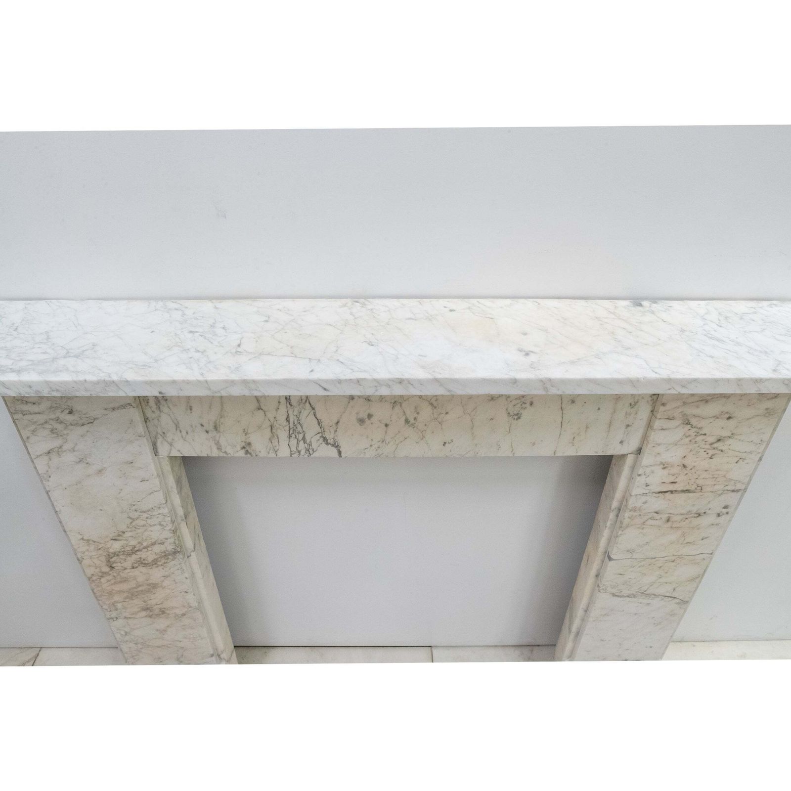Antique Carrara Marble Late Georgian Fireplace Surround photo for sale
