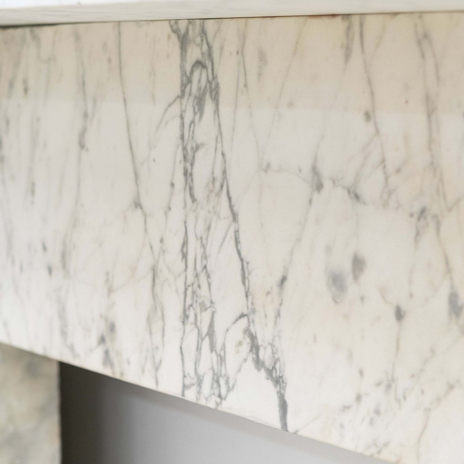 photo buy Antique Carrara Marble Late Georgian Fireplace Surround