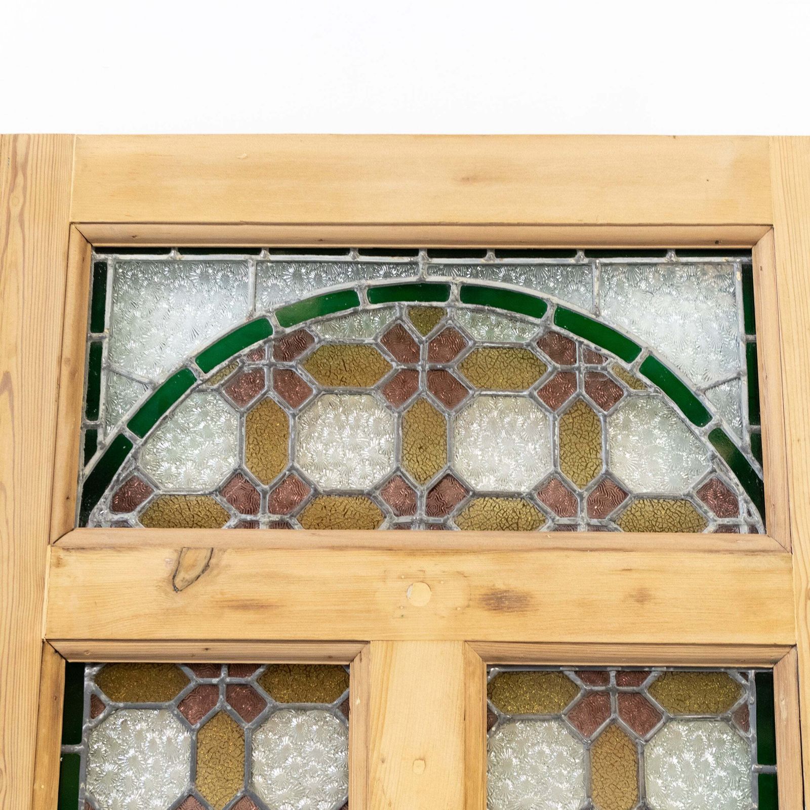 Antique Stained Glass Door   203cm X 80cm photo buy