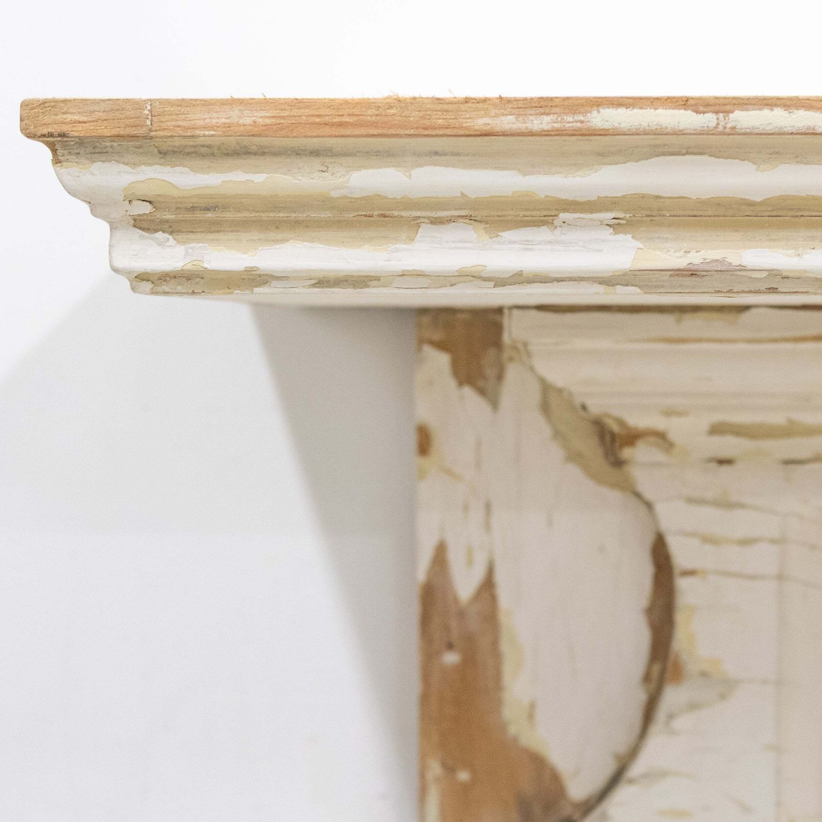 Large Antique Wooden Fireplace Surround photo for sale