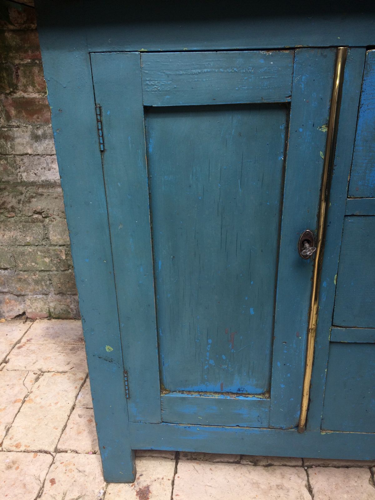 Vintage Painted French Cupboard photo 380.0