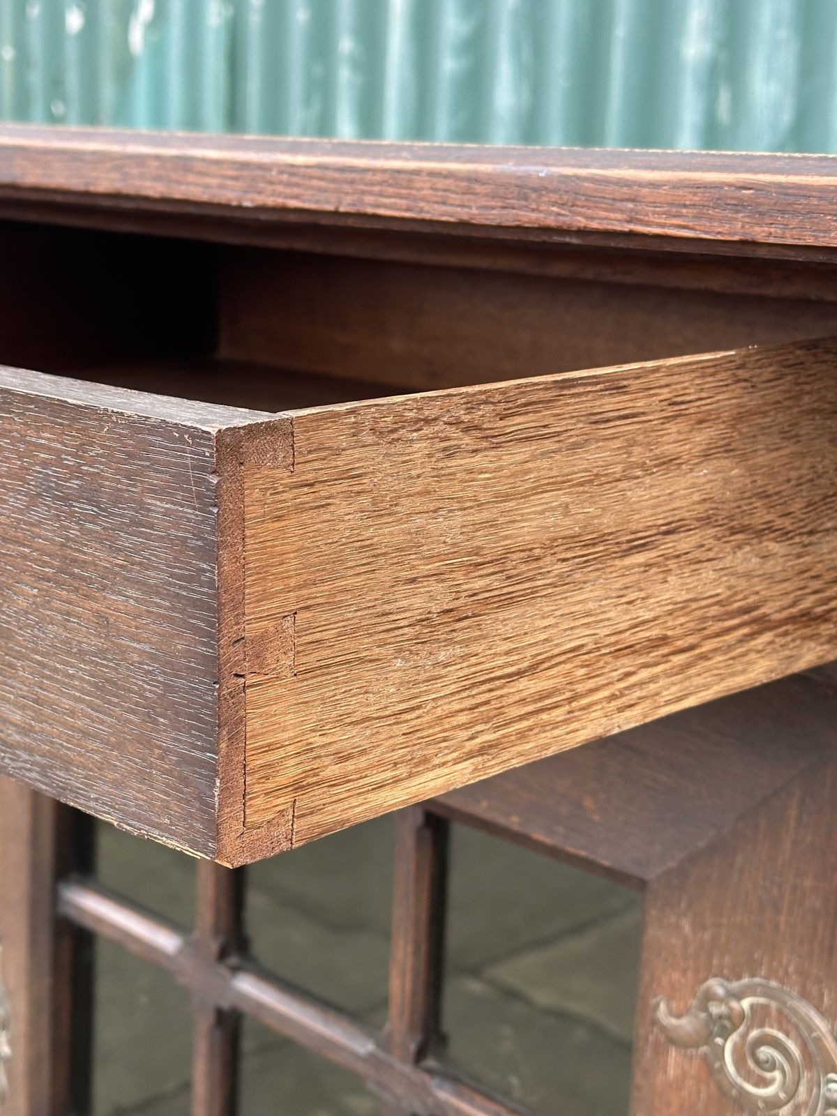 A Classy Late 19th Century Arts And Crafts Oak Side Cabinet, Attributed To Liberty & Co. photo vinterior