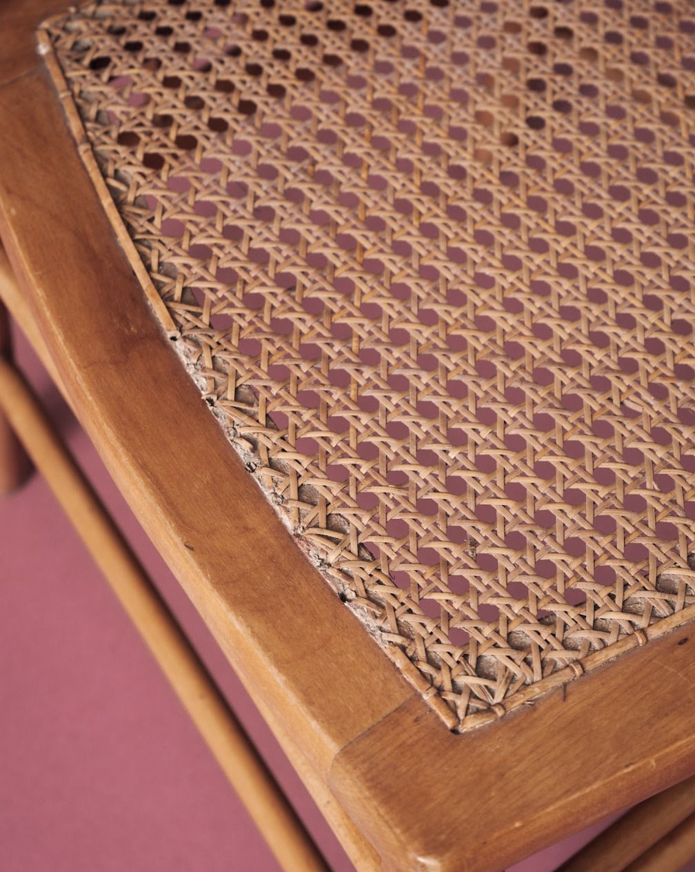 Low Arts & Crafts Cane Chair, Mid 20th Century photo for sale