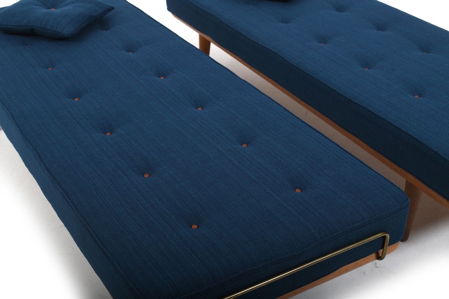 New Upholstered Pair Of Ge 19 Hans Wegner Daybeds photo 8950.0