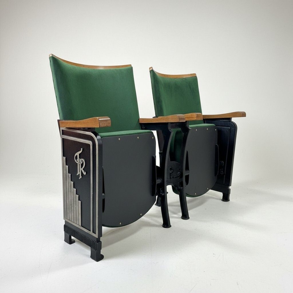 Vintage Theatre Royal Seating Pair