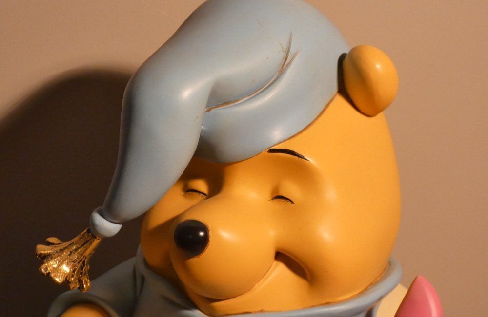 photo furniture Ceramic & Resin Winnie The Pooh & Piglet Figurine By Peter Mook For Disney, USA, 2000s